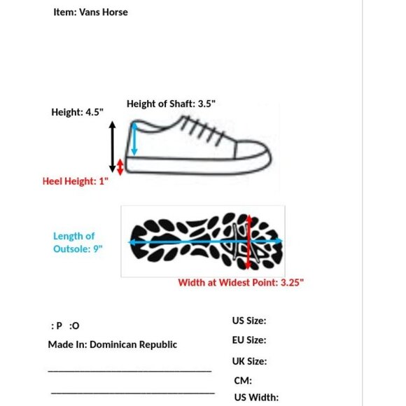 HTF Vans Molo Pink Horse Hi Top Sneakers 2.5 Equestrian Animal Lover - Picture 12 of 12